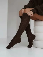 Podkolenky Milena 0330-001 Vzor rybí kost 37-41