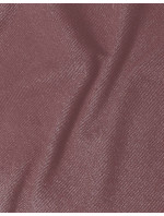 Vypasované žebrované šaty ve špinavě růžové barvě s kulatým výstřihem (5131-35)
