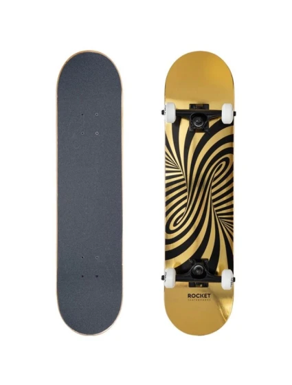 Rocket Twisted Foli Gold 7,5" skateboard RKT-COM-1555