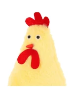 SEDÍCÍ SLEPICE 18CM JARNÍ DEKORACE