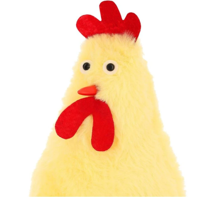 SEDÍCÍ SLEPICE 18CM JARNÍ DEKORACE