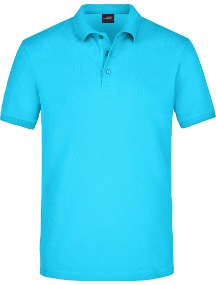 Daiber JN 710 Pánské elastické piqué polo 02.0710 turquoise