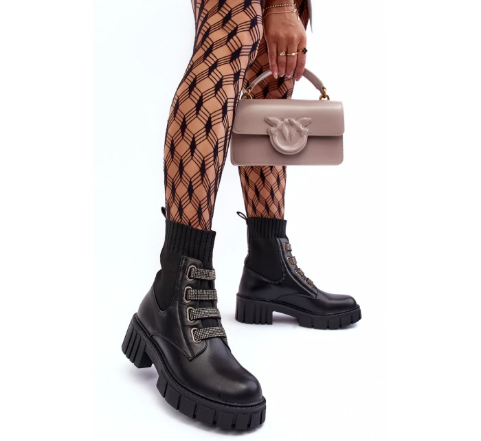 Botky Workery s  černé model 21633870 - Boto