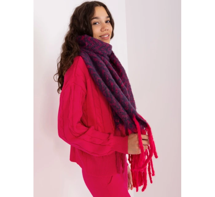 Šála AT SZ 23125.75 tmavě modrá a červená Šála AT SZ 23125.75 tmavě modrá a červená