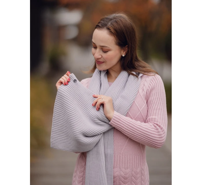 Dámský set šály a čepice Vuch Rowdy Set Light Grey Dámský set šály a čepice Vuch Rowdy Set Light Grey