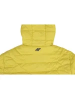 Pánská bunda H4Z22KUMP006 45S Žlutá hořčicová - 4F Pánská bunda H4Z22KUMP006 45S Žlutá hořčicová - 4F