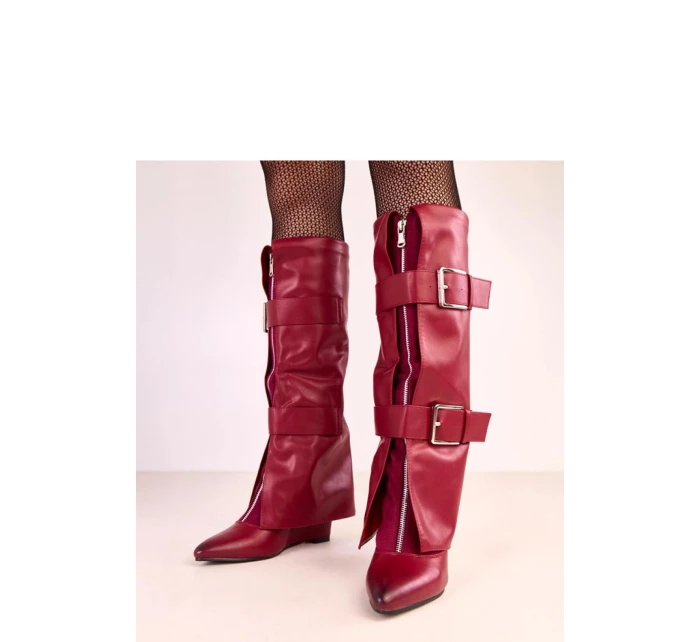 Kozačky na klínech  model 220244 Solea