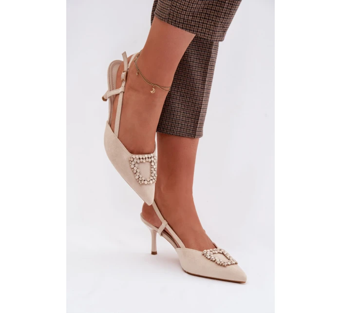 Sandály na podpatku  model 224466 Step in style