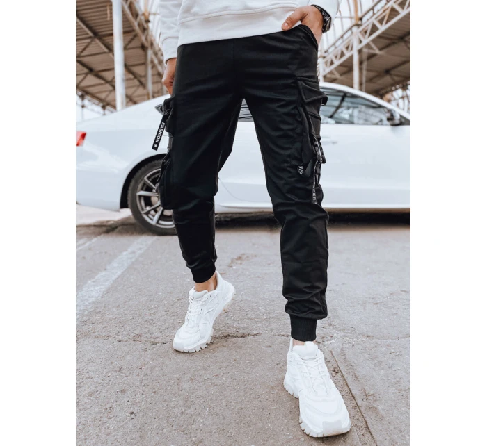Pánské bojové kalhoty černé FashionStreet UX4214 Pánské bojové kalhoty černé FashionStreet UX4214