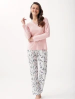 Dámské pyžamo Luna 675 délka/r 3XL Z24/25