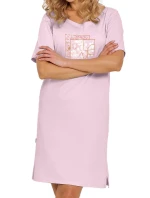 Dámská noční košilka 3327 Isla pink - TARO