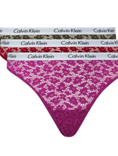 Calvin Klein Brazilian 3Pk W 000QD3925E dámské spodní prádlo