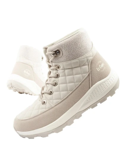 dámská sportovní obuv zimní trekingová zateplená krémová model 21409186 kůže dámské - Lee Cooper dámská sportovní obuv zimní trekingová zateplená krémová model 21409186 kůže dámské - Lee Cooper
