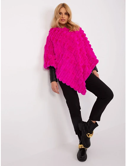 Poncho AT fuksjowy model 19367621 - FPrice Poncho AT fuksjowy model 19367621 - FPrice