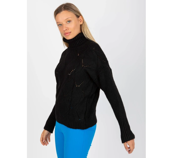 Dámský svetr LC SW model 17650160 černý - FPrice