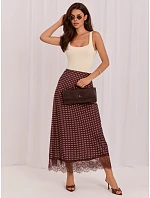 Spódnica MI SD model 21480456 brązowy - FPrice