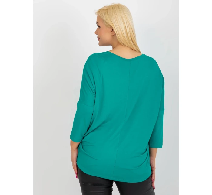 Halenka RV BZ 5745.18 tyrkysová Halenka RV BZ 5745.18 tyrkysová