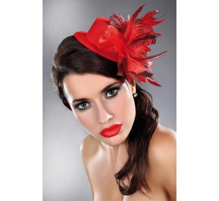 LivCo Corsetti Fashion Mini Top Hat Model 23 Red