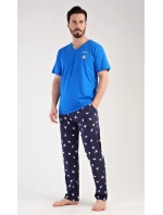 Pánské pyžamo dlouhé Loďka