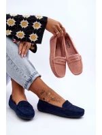 Dámské semišové mokasíny modré model 21625535 - Boto