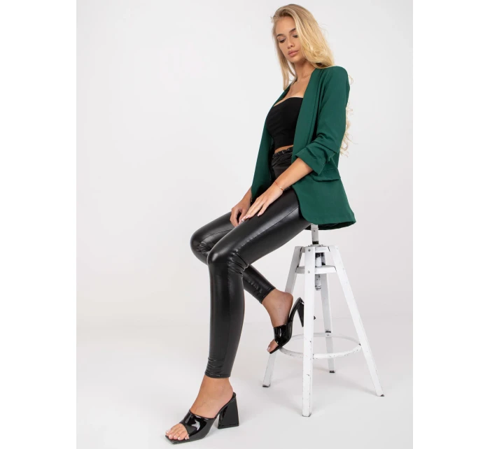 DHJ MA 7684 bunda.15P tmavě zelená