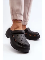 Dámské pěnové pantofle s masivní podrážkou Black model 20448799 - Kesi