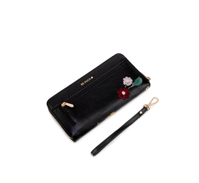 Dámská peněženka Vuch Nightie Nicci Flowers Black Dámská peněženka Vuch Nightie Nicci Flowers Black