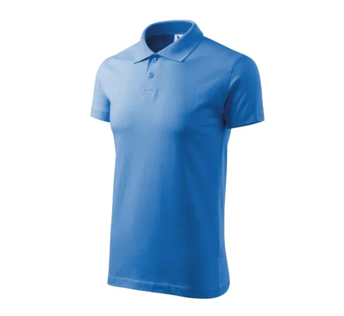 Single J. polokošile pánská azurově modrá