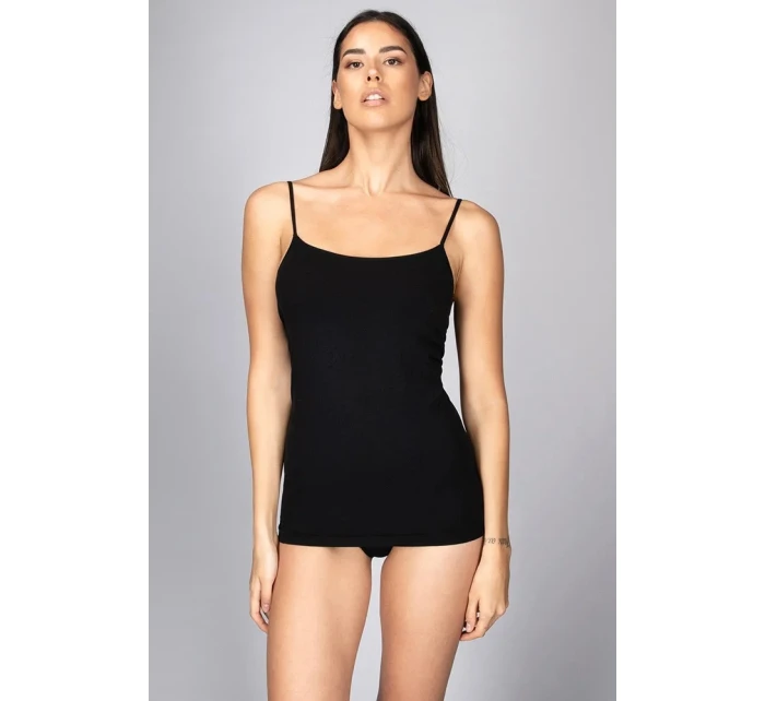 Dámská košilka s úzkými ramínky Virginia Černá - Intimidea