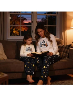 Cornette Young Girl pyžamo 978/189 Snowy Day length/r Christmas 134-164