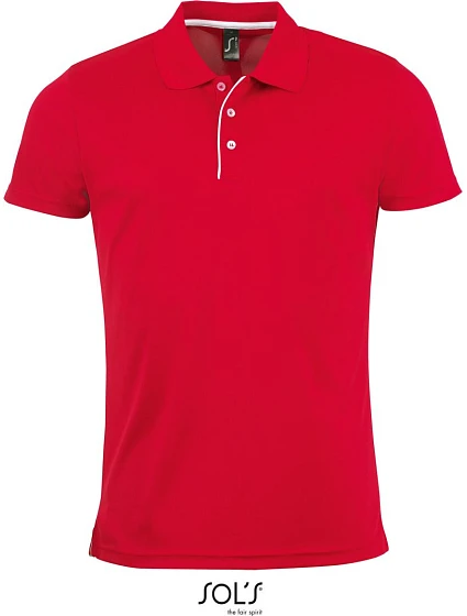 SOL'S Performer Men Pánské piqué sportovní polo 25.1199 red SOL'S Performer Men Pánské piqué sportovní polo 25.1199 red