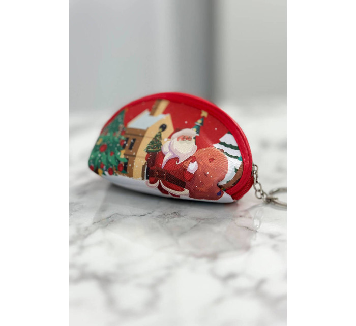Kabelka s vánočním motivem BB315-159-PR7 červený