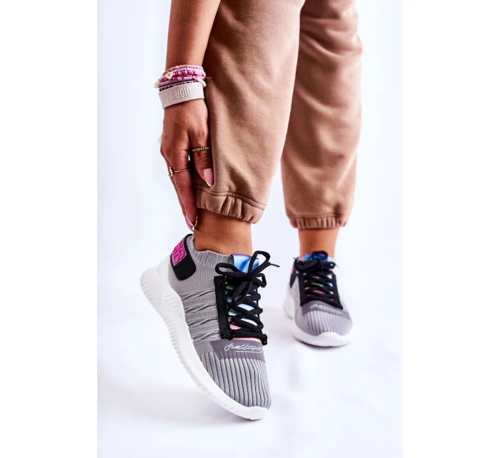 Dámská sportovní obuv nazouvací šedá Klayra Dámská sportovní obuv nazouvací šedá Klayra