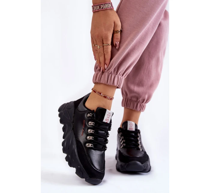 Dámské Tenisky na platformě Cross Jeans KK2R4073C černe