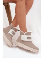 Zimní boty Dámské z přírodního s  25 01 Světle šedé model 21725184 - Lee Cooper