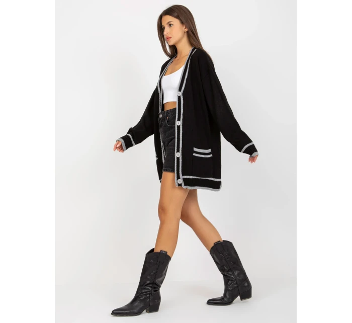 Dámský svetr LC SW model 17655143 černý - FPrice