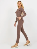 Tepláky RV DR 8369.89P hnědá Tepláky RV DR 8369.89P hnědá