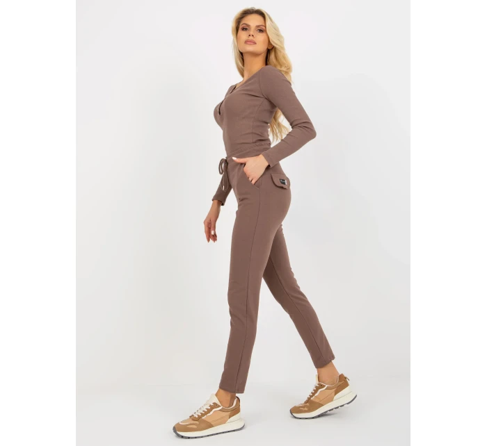 Tepláky RV DR 8369.89P hnědá Tepláky RV DR 8369.89P hnědá