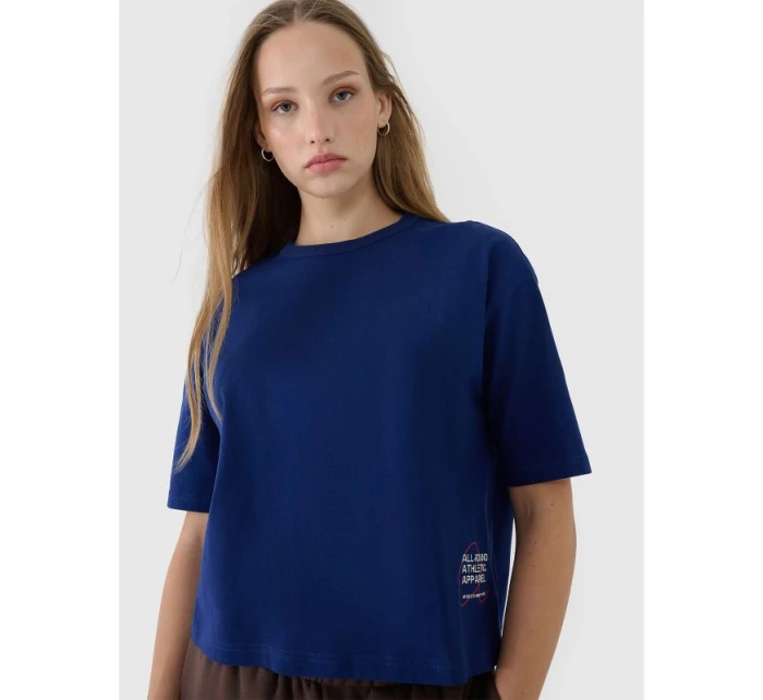 Dámské tričko oversize s potiskem model 21433293 - 4F Dámské tričko oversize s potiskem model 21433293 - 4F