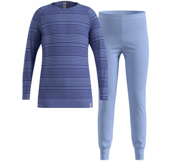 Termoprádlo - Odlo set dlouhý ACTIVE WARM SET velikost 116cm tmavě modrá