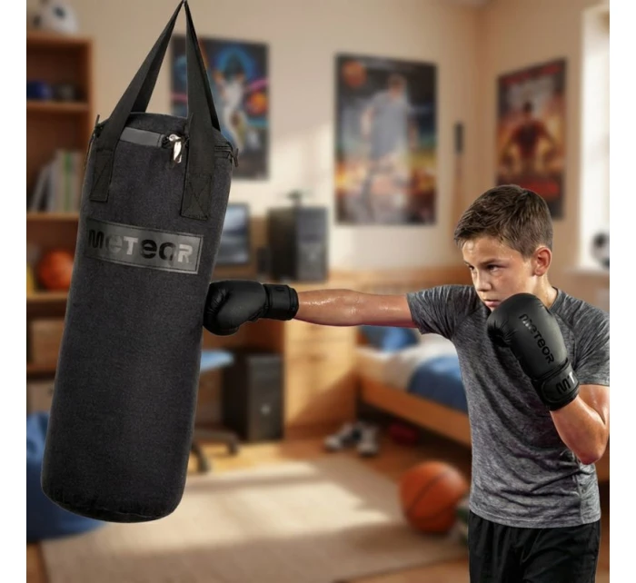Sada boxovacího pytle 6 kg a boxerských rukavic 6 oz Meteor