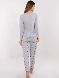 Pyžamo DU PI FP 009.84 šedé