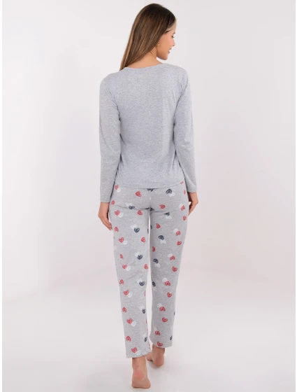 Piżama DU PI FP model 21800549 szary - FPrice Piżama DU PI FP model 21800549 szary - FPrice