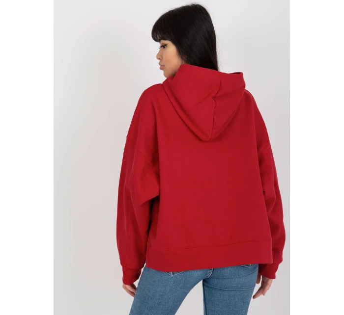 Dámská mikina TW BL 2002.11 tmavě červená - FPrice Dámská mikina TW BL 2002.11 tmavě červená - FPrice