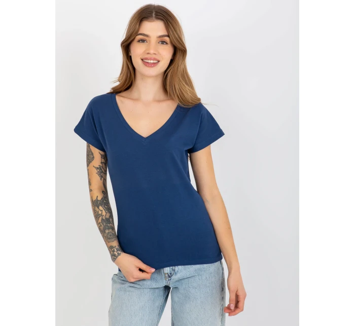 Tričko VI TS model 17929380 tmavě modrá - FPrice Tričko VI TS model 17929380 tmavě modrá - FPrice
