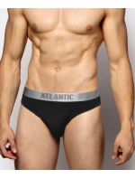 Pánské slipy z model 19960906 bavlny 2Pack černé - Atlantic