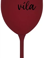 (NE)VINNÁ VÍLA - bordo sklenice na víno 350 ml