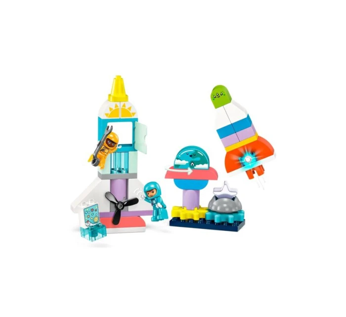 LEGO DUPLO 10422 Dobrodružství raketoplánu 3 v 1