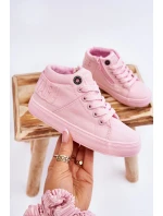 Dětské klasické vysoké tenisky Big Star model 21609028 růžové - Big Star Shoes Dětské klasické vysoké tenisky Big Star model 21609028 růžové - Big Star Shoes