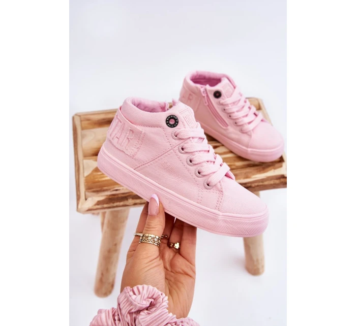 Dětské klasické vysoké tenisky Big Star model 21609028 růžové - Big Star Shoes Dětské klasické vysoké tenisky Big Star model 21609028 růžové - Big Star Shoes